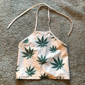 WEED CROP TOP